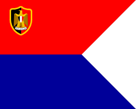 [Presidential Guard flag]